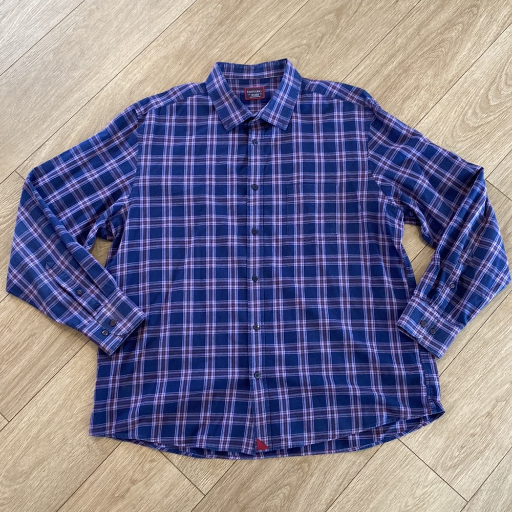Untuckit Men’s Long Sleeve Button Down shirt size XXL